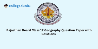 Rajasthan Board 2026 Class 12 Geography Question Paper with Solution PDF - Available
